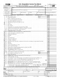 IRS Form 1120 preview
