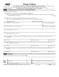 IRS Form 8822 preview