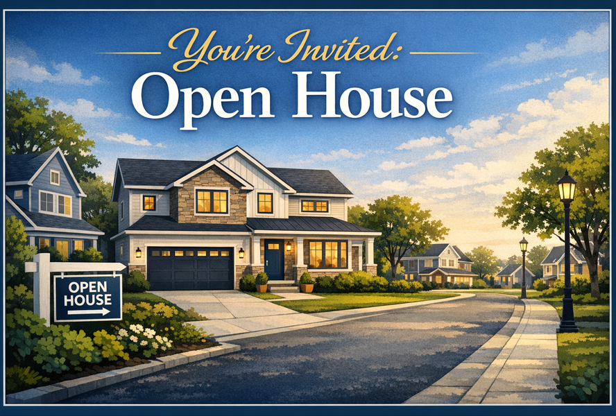 Open House Invite front