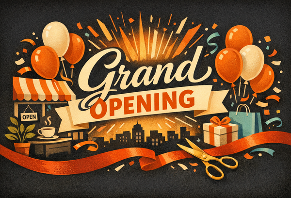 Grand Opening front