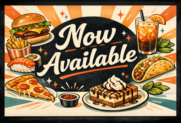 New Menu / Product Drop front