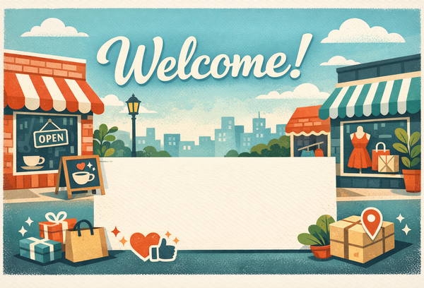 New Customer Welcome front